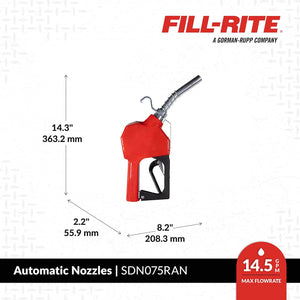 Product of Fill-Rite Sdn075ran Liquid Transfer Tank Pump Nozzle