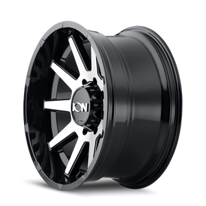 Ion Wheels 143-2181bm Wheel||series 143_Gloss Black With Machined Face_8 Lug_1.Png||86||wghc000003117||1722404