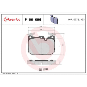 Brembo P06096 Brake Pad||p06096_Drw.Jpg||88||brmp06096||1752544