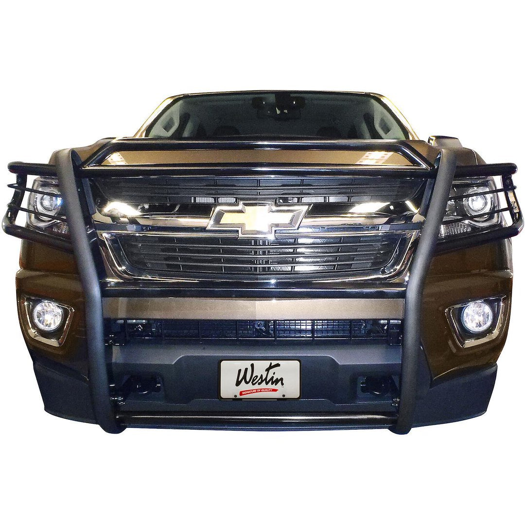 Product of Westin Automotive 40-3845 Grille Guard 1-Piece Black Powder Coated 