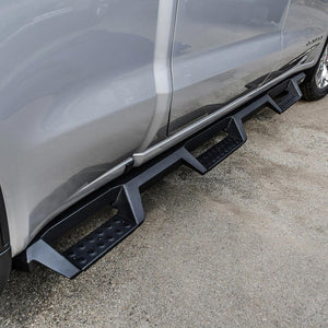 Product of Westin Automotive 56-534695 Black Powder Coated Square Nerf Bar - Truck Wheel To Wheel 