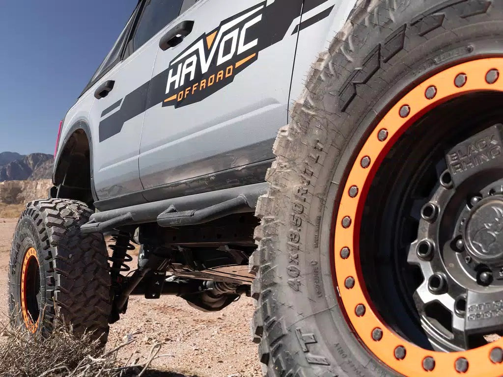 Product of Havoc Offroad HFB-06-003 HN2 Nerf Bar With Drop Down Steps 