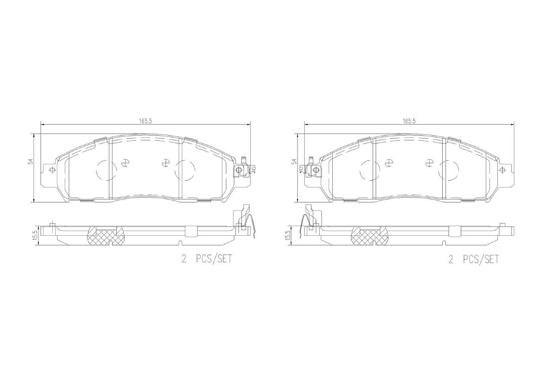 Product of Brembo P56120N Brake Pad - Set Of 4 