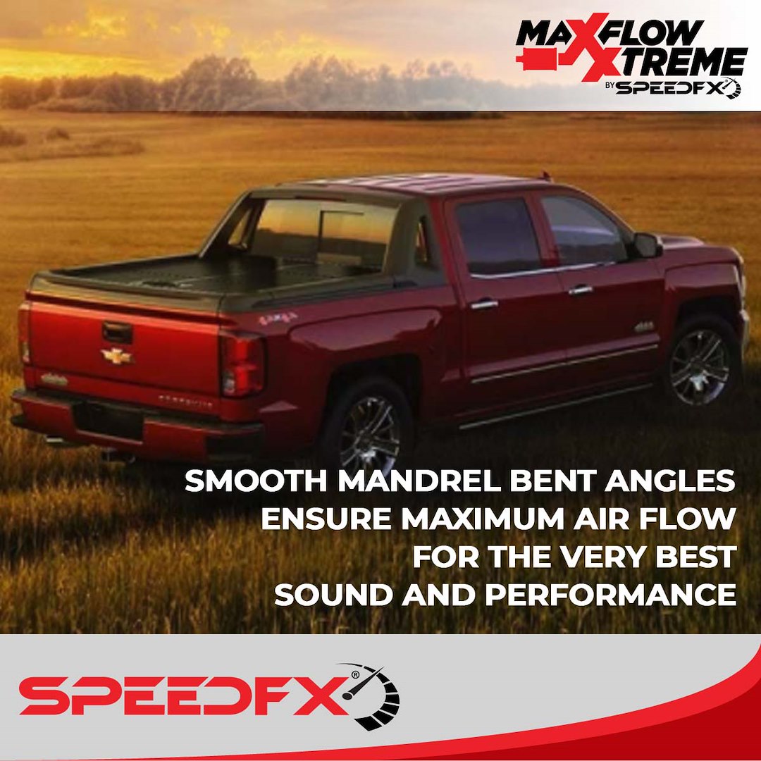 Product of SpeedFX 50101 MaxFlow Xtreme Cat Back System Single Exhaust System Kit 