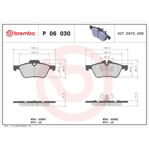 Brembo P06030 Brake Pad||p06030_Drw.Jpg||88||brmp06030||1752191