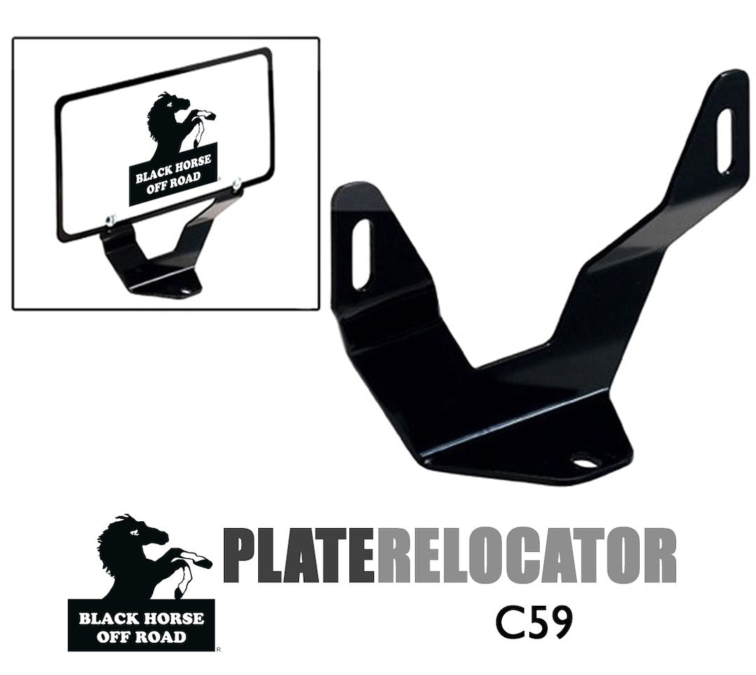 Black Horse Offroad C59 License Plate Relocation Kit||c59_1.Jpg||85||blkc59||889767