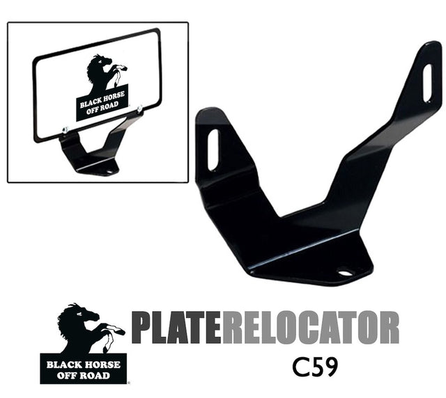 Black Horse Offroad C59 License Plate Relocation Kit||c59_1.Jpg||85||blkc59||889767