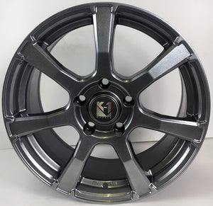Product of Savini Wheels 17x7.5 Graphite Wheel - 5x4.40 Bolt Pattern 