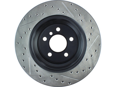 Product of Stop Tech/ Power Slot 127.34061R SportStop ® Drilled And Slotted Drilled And Slotted 1-Piece Brake Rotor 