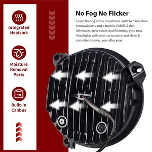 Race Sport Lighting Rs9rgbw Headlight Assembly||||91||rslrs9rgbw||1916719