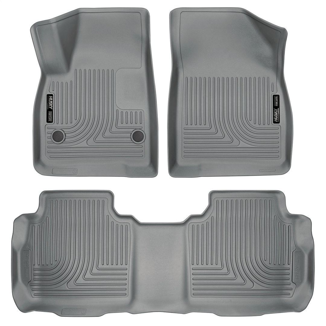 Product of Husky Liner WeatherBeater™ 99142 Charcoal/ Dark Pewter/ Dark Slate/ Gray/ Medium Stone/ Slate Gray Thermoplastic Polyolefin (TPO) Floor Liner 