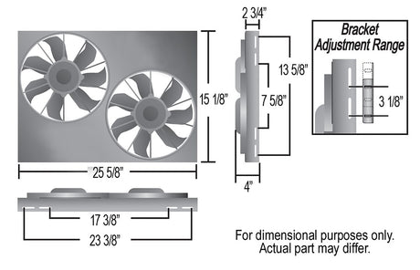 Derale 16825 Cooling Fan||||86||d6516825||2015240