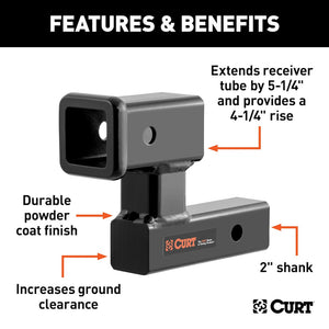 Curt 45794 Trailer Hitch Extension||45794_3008x1990_Fa.Jpg||87||c9345794||927017
