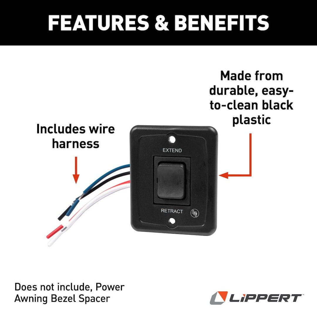 Product of Lippert Components 285500 Awning Switch