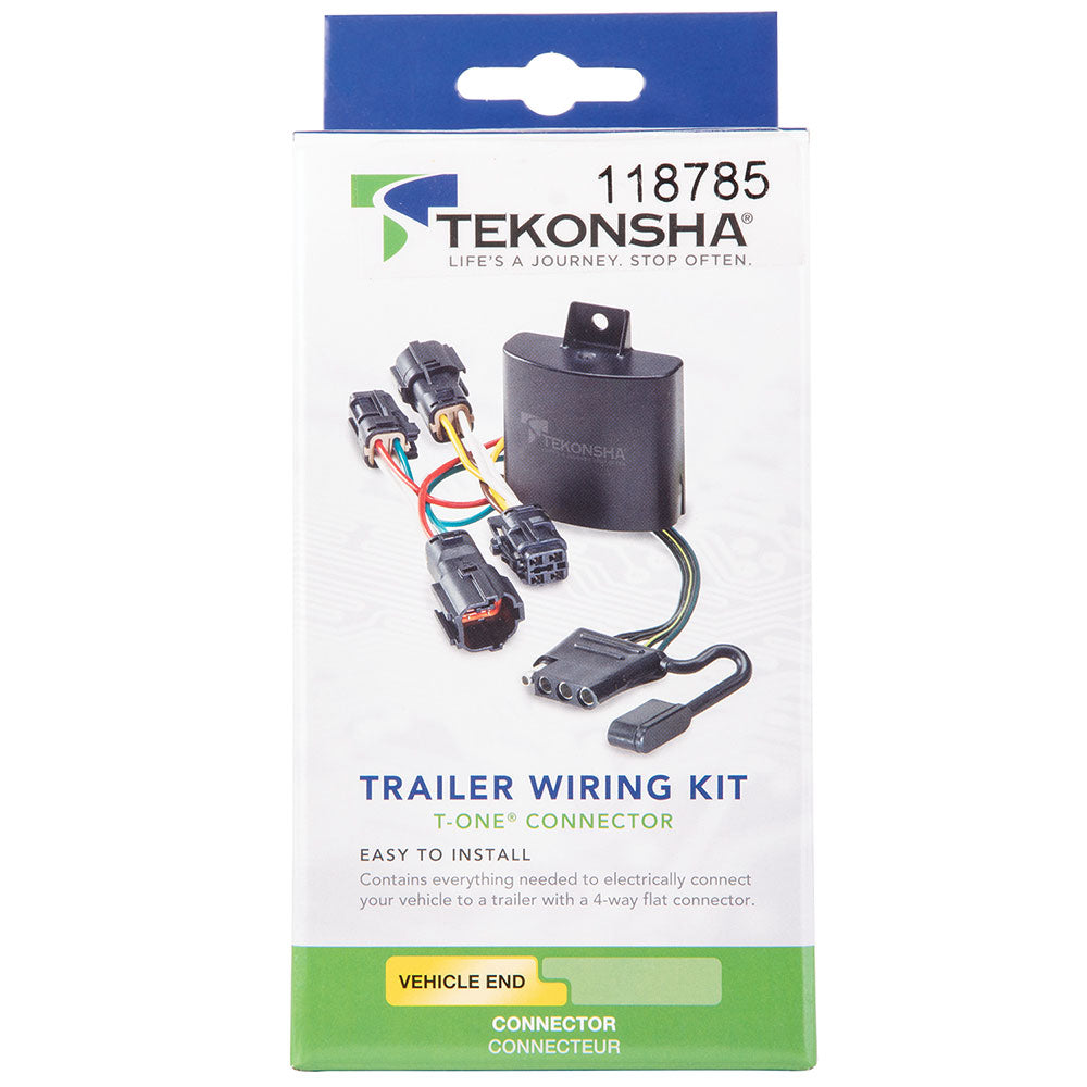 Product of Tekonsha 118785 Vehicle End 4 Flat Trailer Wiring Connector 