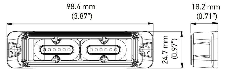 Hella H22899001 Warning Light||h22899001_2.Jpg||87||h57h22899001||1514723