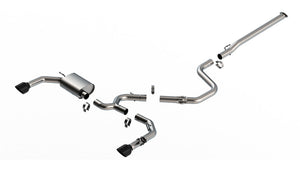 Product of Borla 140925BC ATAK ® Series Cat Back System Single Exhaust System Kit 