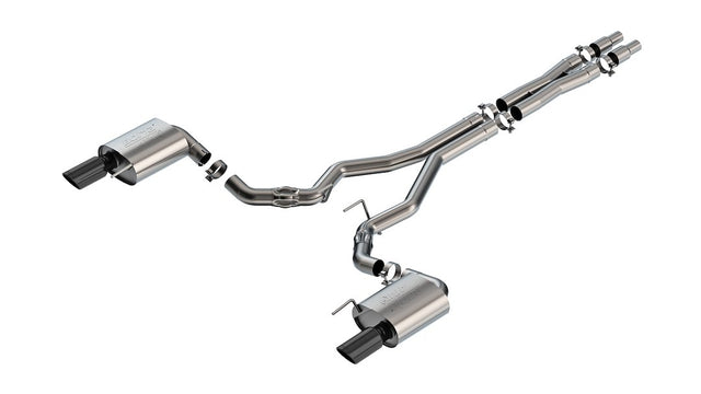 Product of Borla 140961BC ATAK ® Series Cat Back System Exhaust System Kit 