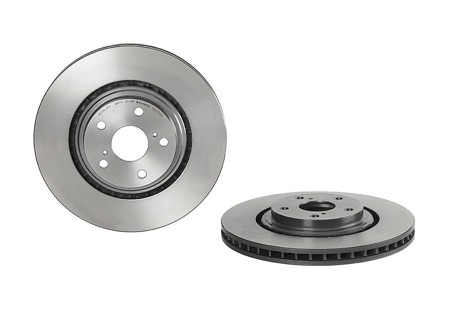 Product of Brembo 09C49911C02 Vented 1 Piece Brake Rotor 