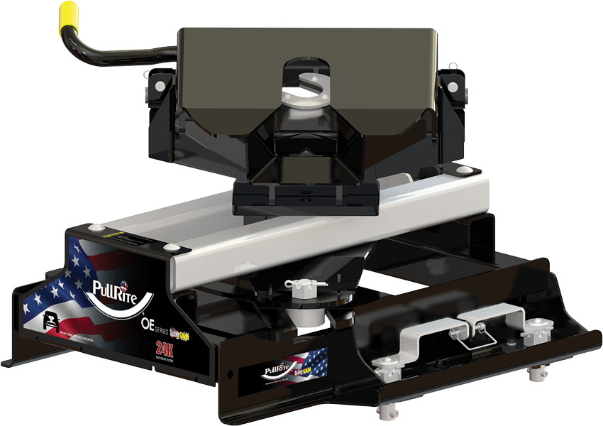 Product of PullRite 4500 Sliding 20000 Pound 4-Way Fifth Wheel Trailer Hitch 