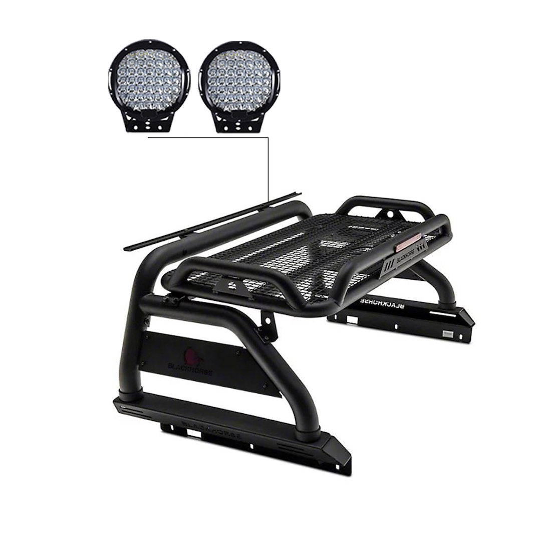 Black Horse Offroad Atr22-Pl69b Truck Bed Bar||atr22-Pl69b_1.Jpg||85||blkatr22pl69b||1004877