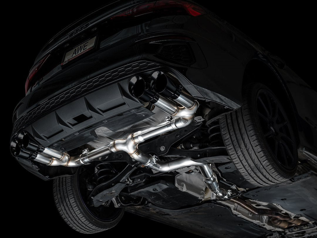 Product of AWE Tuning 3020-43897 Track Edition Cat-Back System Exhaust System Kit 