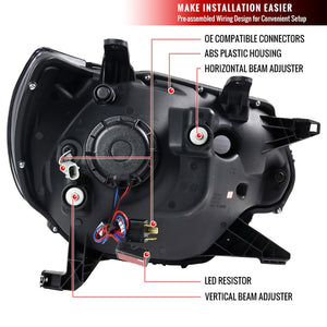 Spec-D Tuning 2lhp-Tac12jm-Tm Headlight Assembly||2lhp-Tac12jm-Tm_7.Jpg||92||sdtptac12jmtm||1187557
