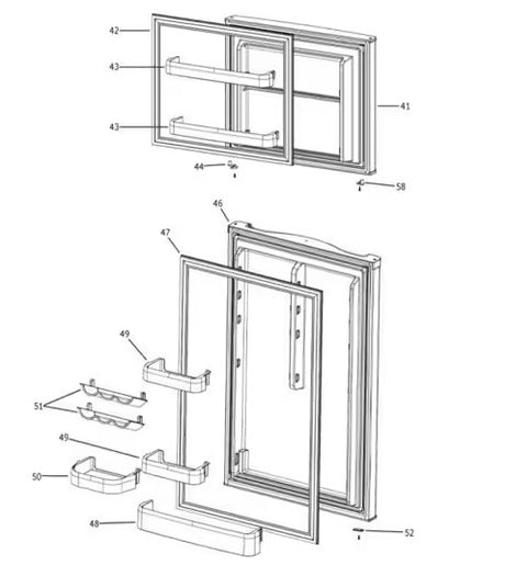 Ge Appliances Wr78x32432 Refrigerator Door||wr78x32432.Jpg||85||geawr78x32432||2252759
