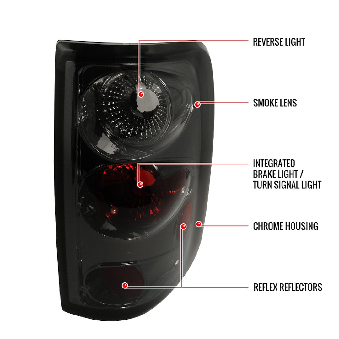 Product of Spec-D Tuning LT-F15004G-TM Tail Light Assembly 