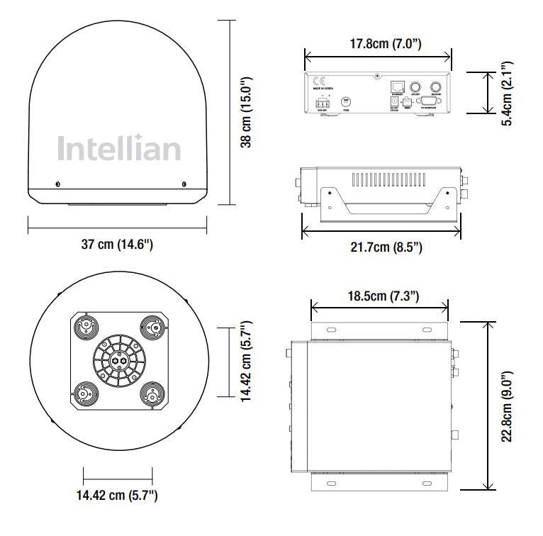 Product of Intellian B4-209ss Satellite Tv System