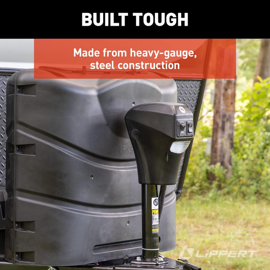 Product of Lippert Components 285318 3500 Pound Electric Trailer Tongue Jack 