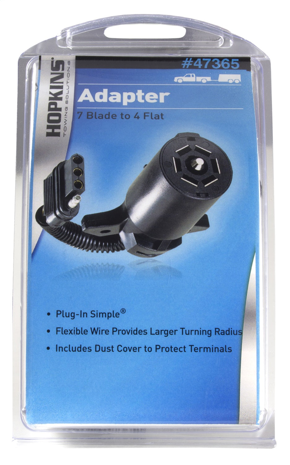 Product of Hopkins Mfg 47365 Trailer Wiring Connector Adapter