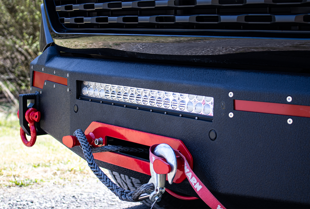 Product of Fishbone Offroad FB22400 Pike Steel Powder Coated Bumper 