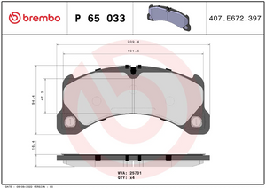 Brembo P65033 Brake Pad||p65033_3.Png||88||brmp65033||1684738