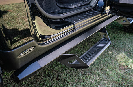 Product of Bushwacker 14068 Black Thermoplastic Olefin Flat Rocker Panel Guard 