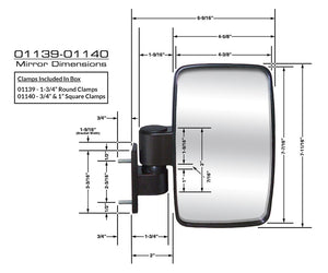 Product of Cipa Usa 01140 Exterior Mirror