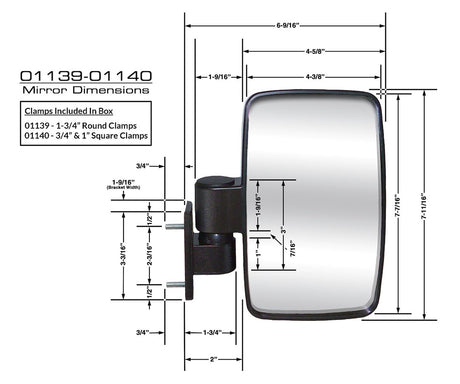 Product of Cipa Usa 01140 Exterior Mirror