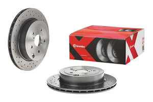 Product of Brembo 09A1981XC02 Xtra Vented Cross Drilled 1 Piece Brake Rotor 