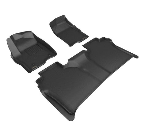 Product of 3D Mats KAGU L1GM03201509 Black Thermoplastic Rubber Of Carbon Fiber Texture Floor Liner 