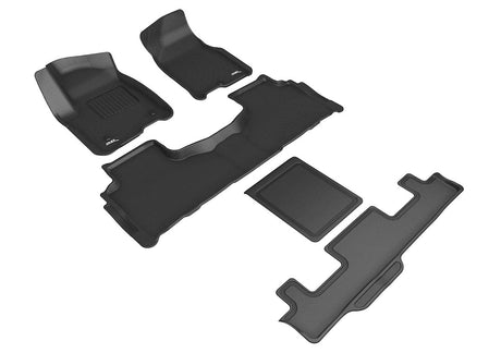 Product of 3D Mats KAGU L1CH09301509 Black Thermoplastic Rubber Of Carbon Fiber Texture Floor Liner 