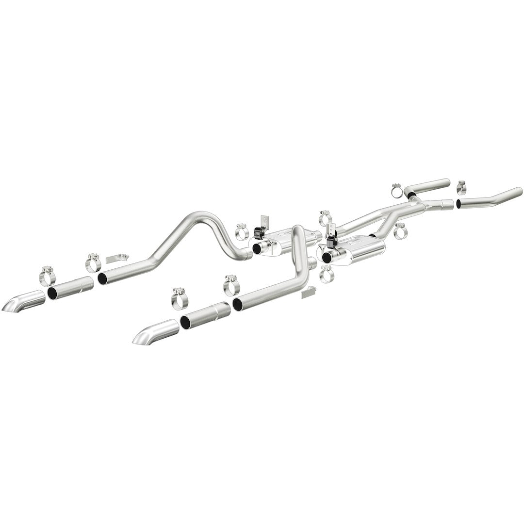 Product of Magnaflow Performance 15815 Exhaust System Kit Cat-Back System Dual Exhaust System Kit 