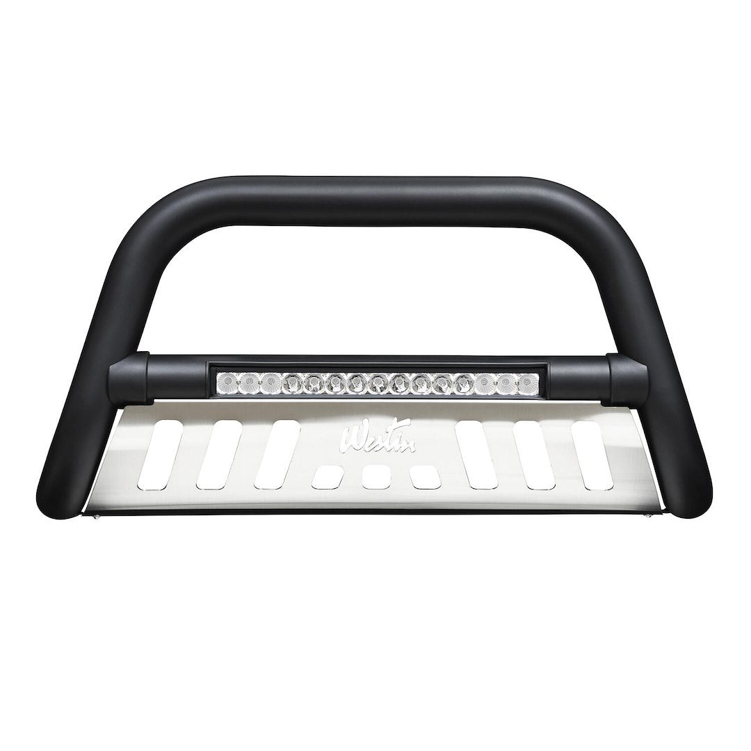 Product of Westin Automotive 32-4025L Bull Bar Black Textured Powder Coated 3 Inch No with skid plate 