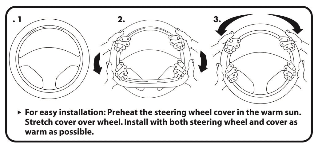 Product of Plasticolor 006624r01 Steering Wheel Cover