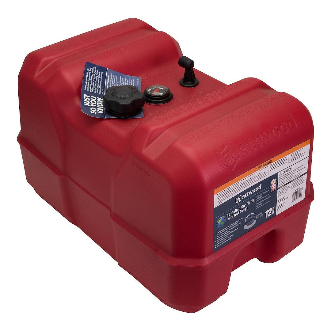 Product of Attwood Marine 8812LPG2 12 Gallon Plastic (High Density Polyethylene)/ Ethylene Vinyl Alcohol Fuel Tank 