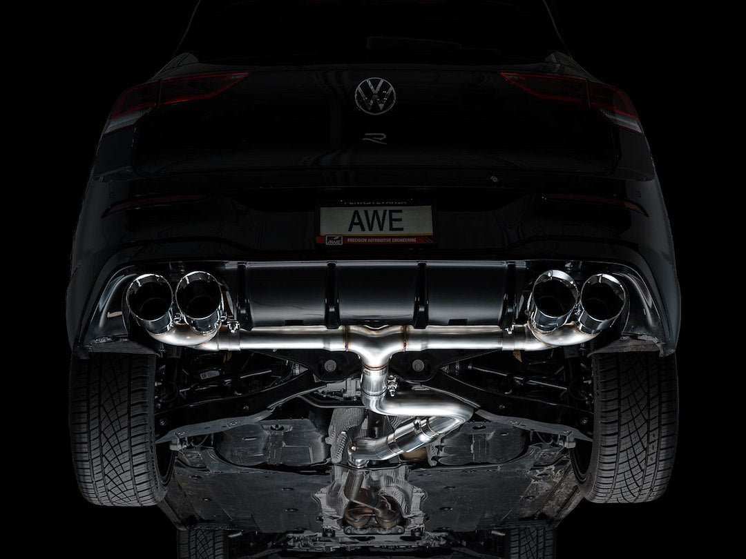 Product of AWE Tuning 3020-42658 Track Edition Cat-Back System Dual Exhaust System Kit 