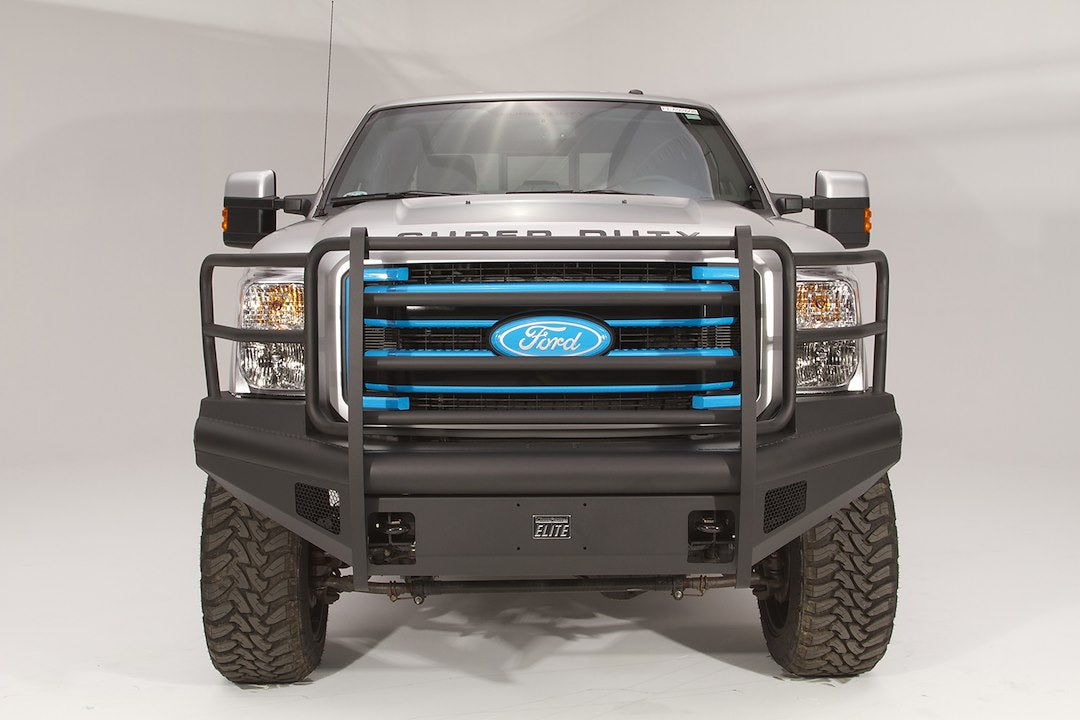 Product of Fab Fours FS11-Q2560-1 Black Steel Elite Steel Matte Powder Coated Bumper 