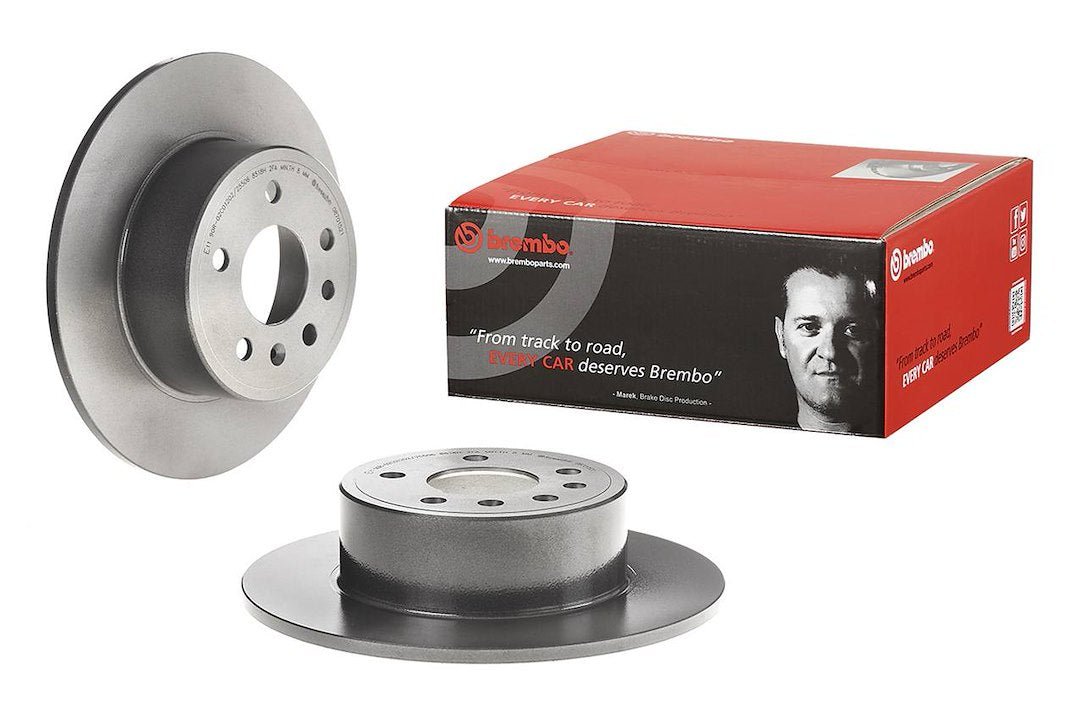Product of Brembo 08701521C02 Solid 1 Piece Brake Rotor 