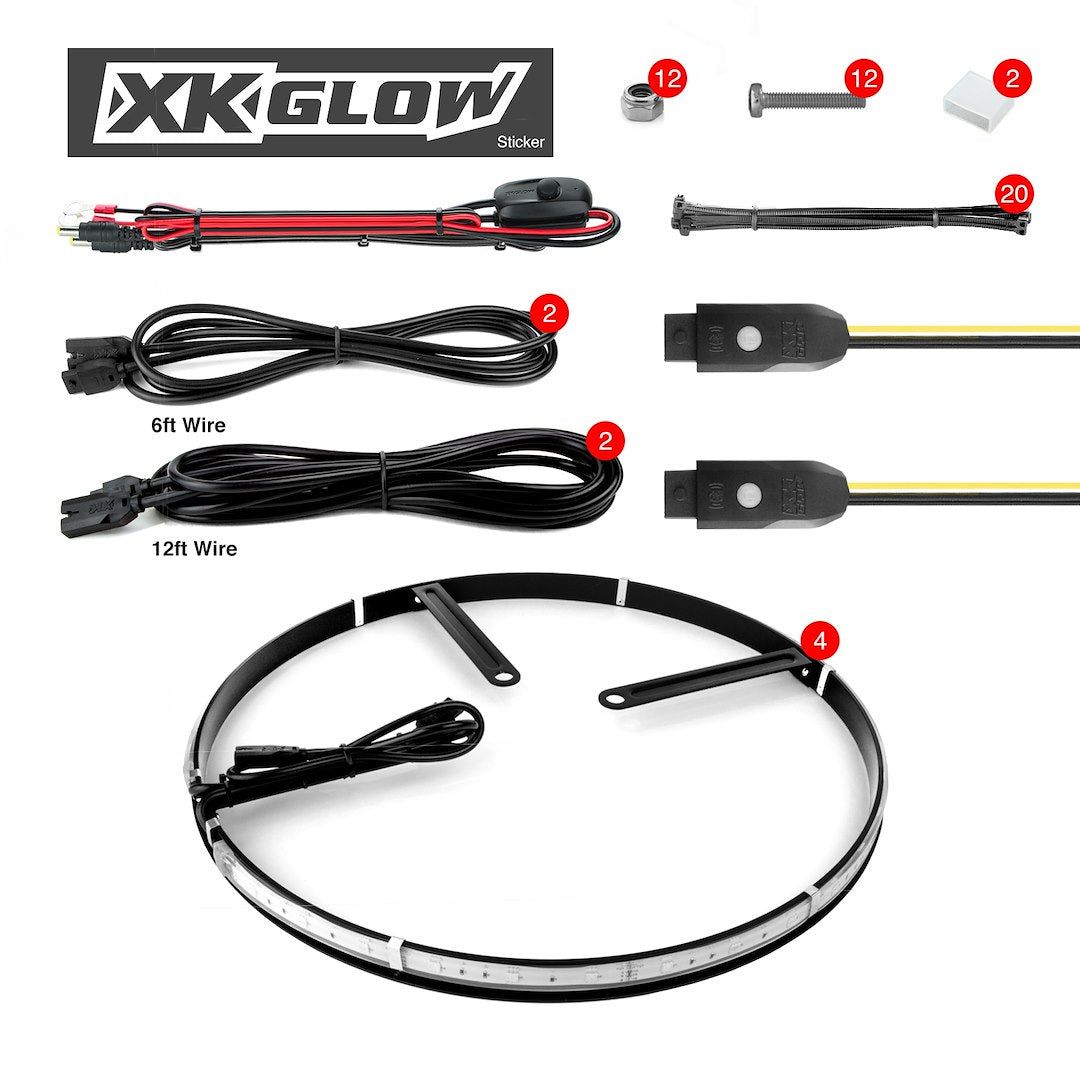 Product of Xk Glow Xk-Wheel-Kit Wheel Light Ring