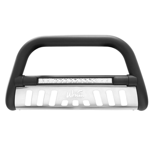 Product of Westin Automotive 32-3955L Bull Bar Black Textured Powder Coated 3 Inch Yes with skid plate 