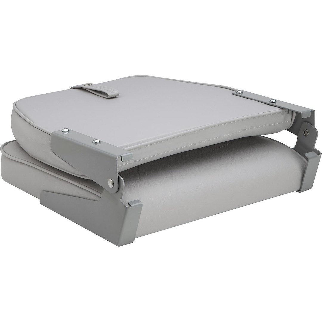 Attwood Marine 98395gy Boat Seat||98395gy_E2_Low_Back_Seat_Gray_3-4_Back_Folded.Jpeg||93||a7j98395gy||847847